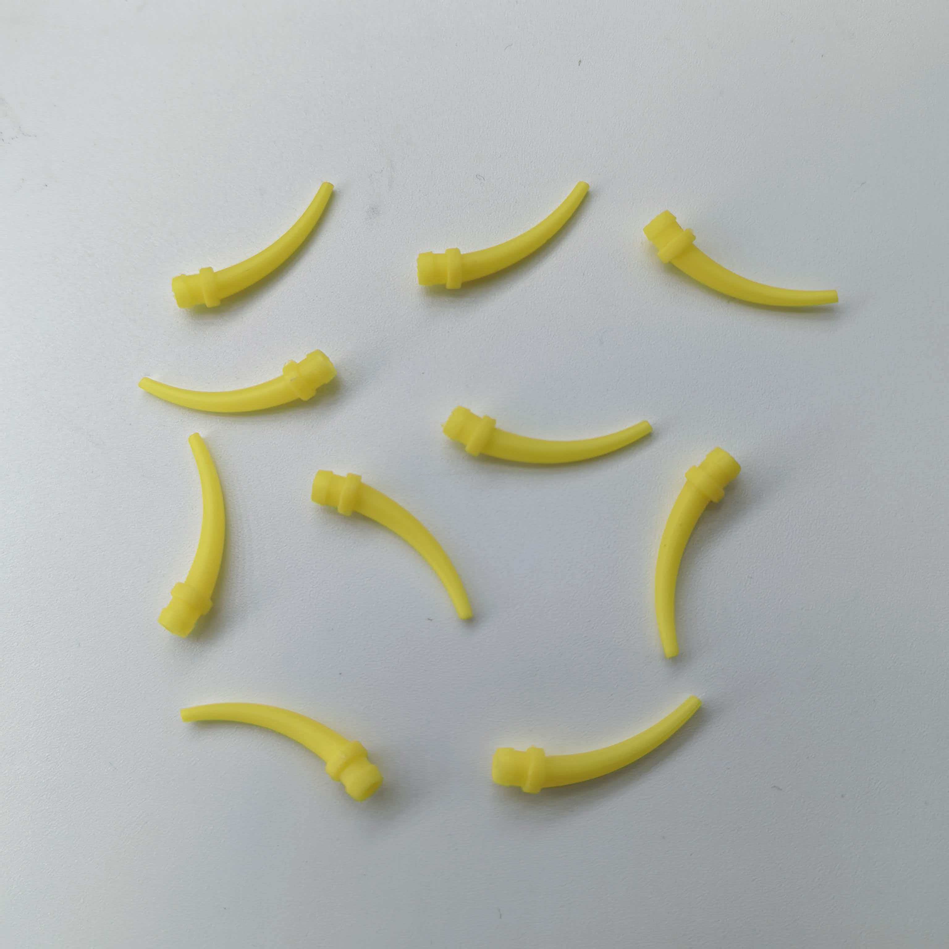 Надежный постоянный эффект смешивания. Защита от засорения. Нанесение стоматологических материалов. Наконечник для смешивания на стоматологическом конвейере.