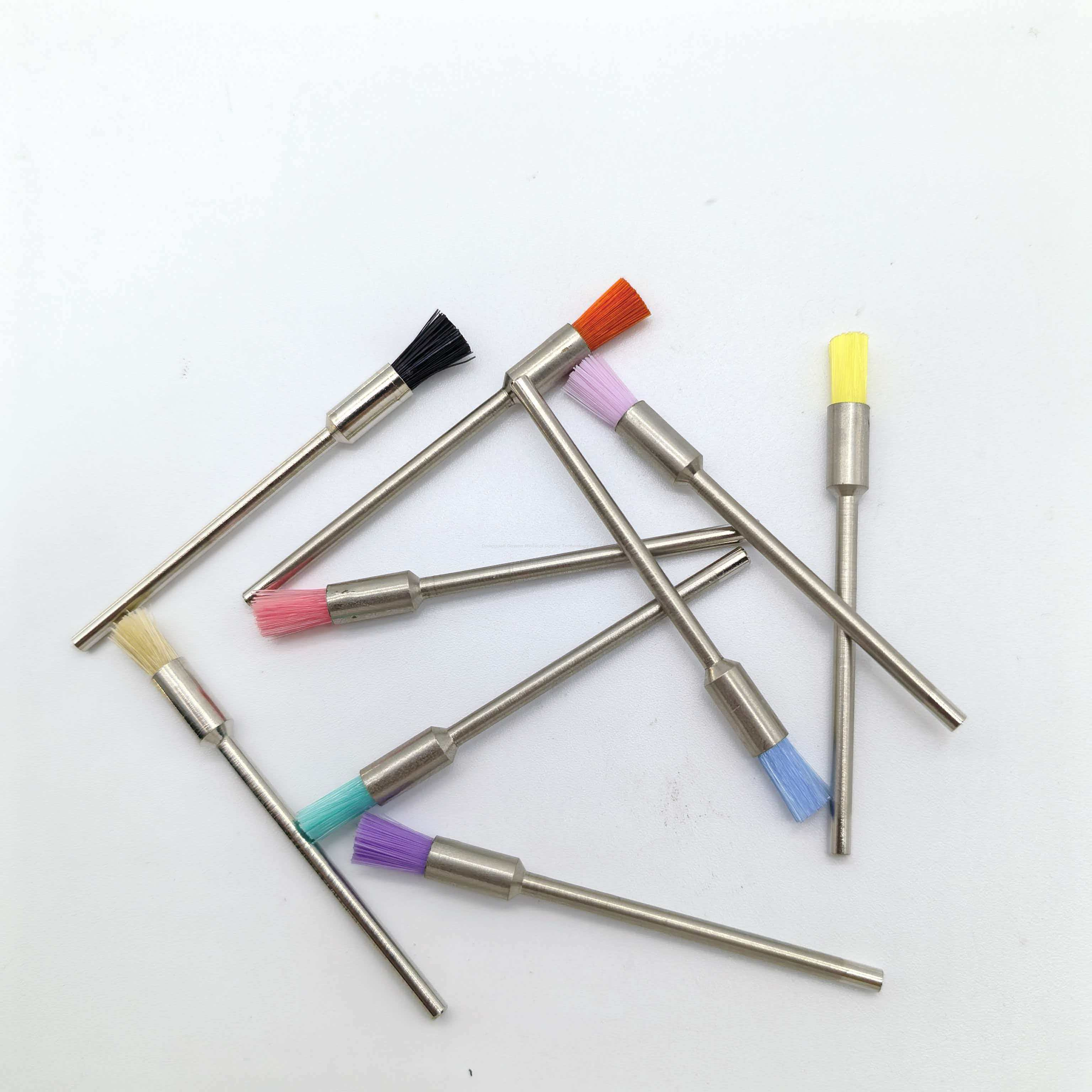 Оптовая цена Премиум одноразовый аксессуар для ухода за зубами Щетка для полировки с прямой ручкой HP