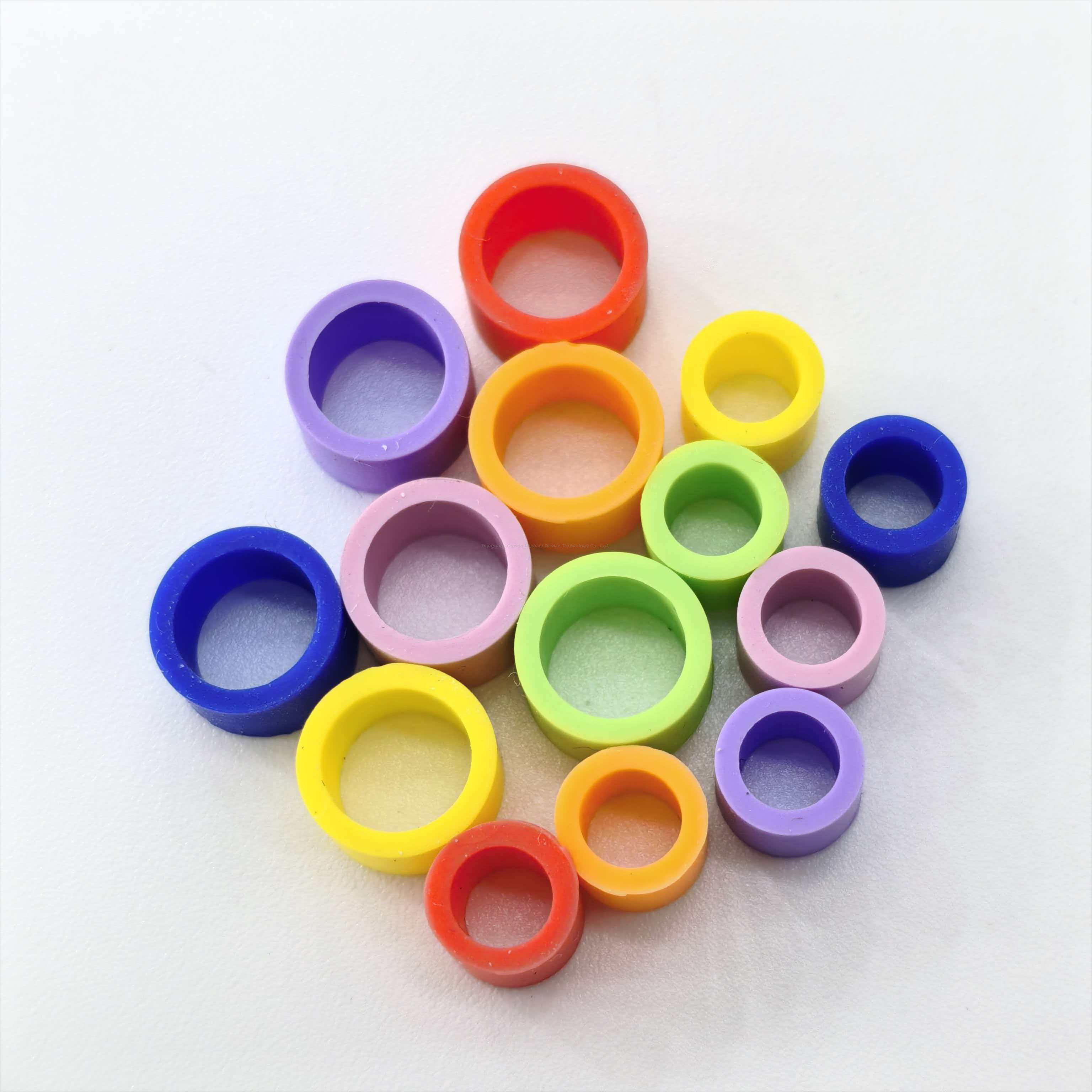 Многоцветный дополнительный 100 шт./кор., четкий отличительный знак, идентификационный круг для стоматологического прибора для полости рта