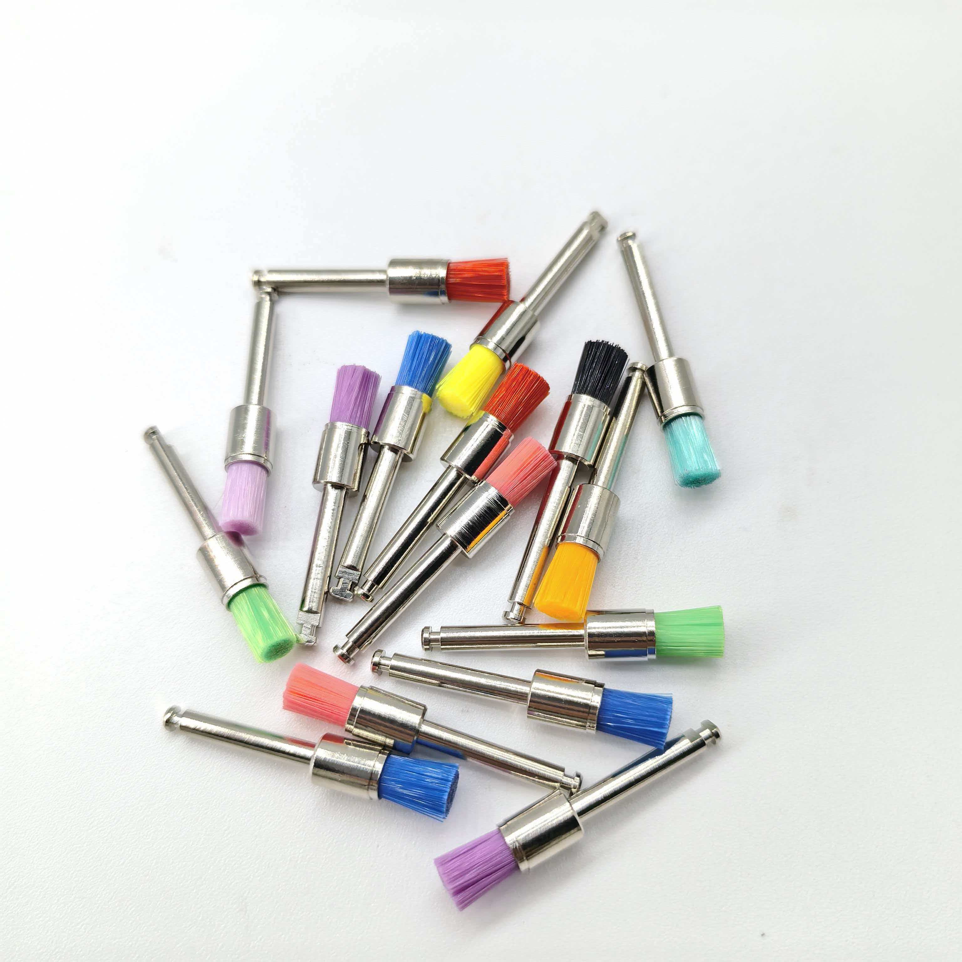 Ouwen универсальное применение, 100 шт./кор., стоматологическая клиника и домашнее использование, плоская щетка с защелкой