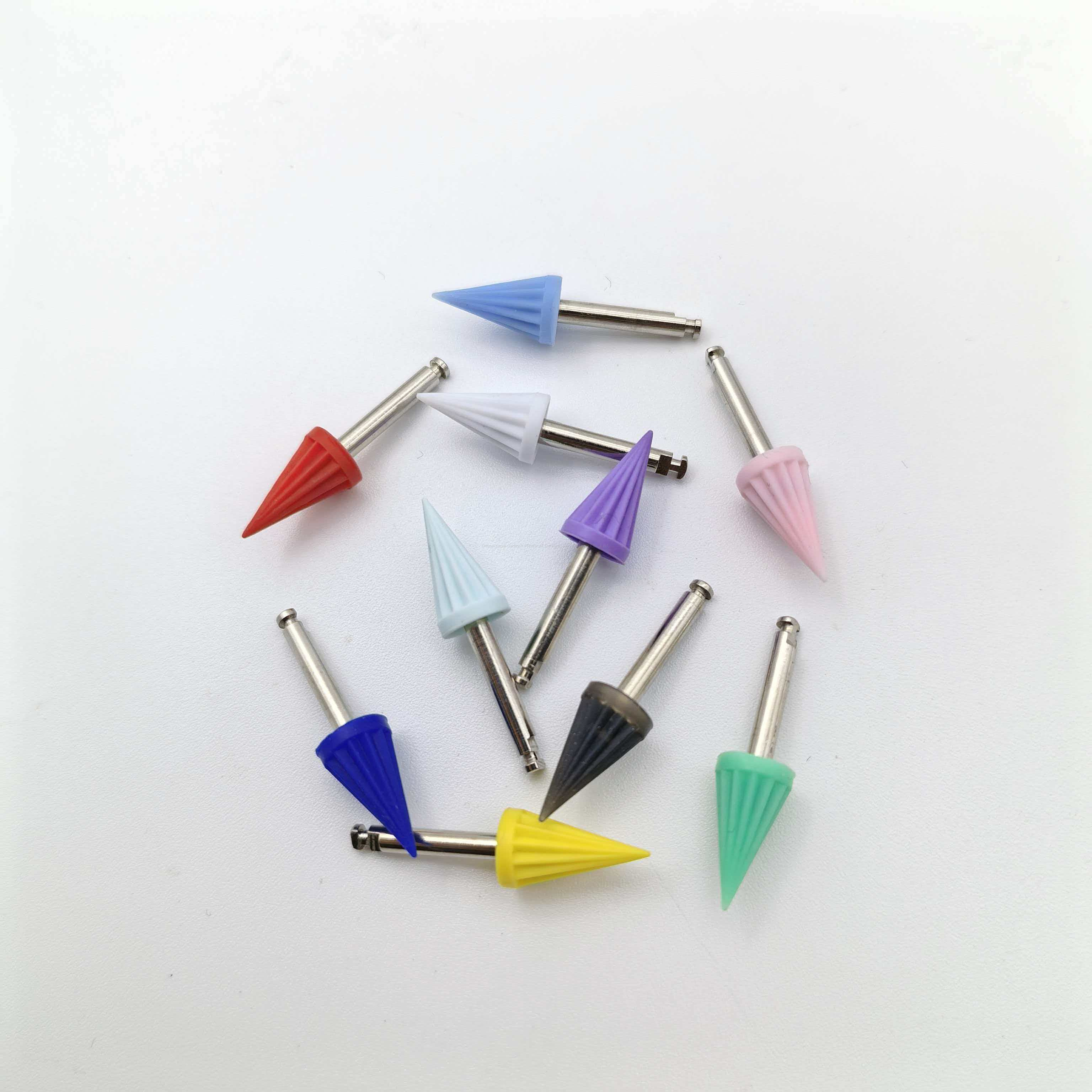 Мягкий материал, безопасный для десен инструмент для чистки зубов, тип защелки, коническая полирующая чашка