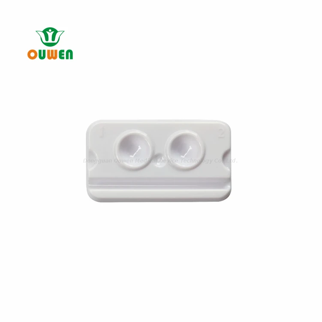  2-луночная одноразовая модель Dappen смешивание блюд.