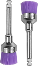 Щетка с жесткой профорией с металлической ручкой для брекетов