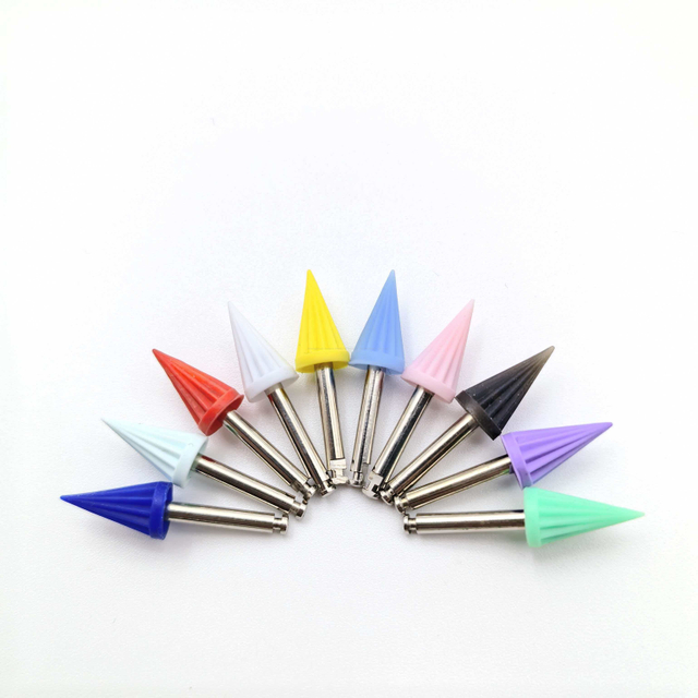 Мягкий материал, безопасный для десен инструмент для чистки зубов, тип защелки, коническая полирующая чашка